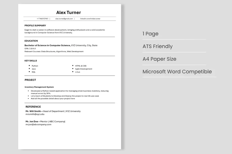 Free Resume Template